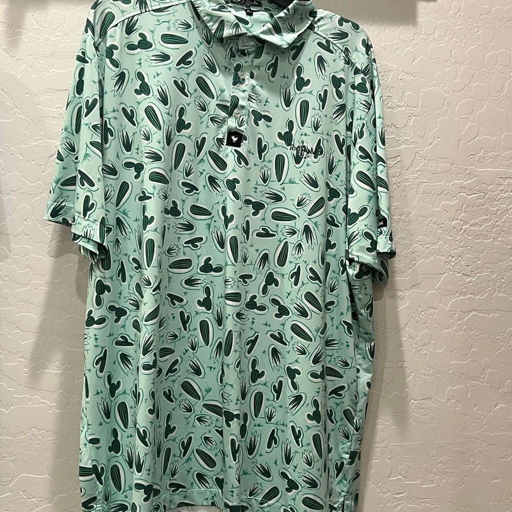 Bad Birdie Men's Polo - Mint Green